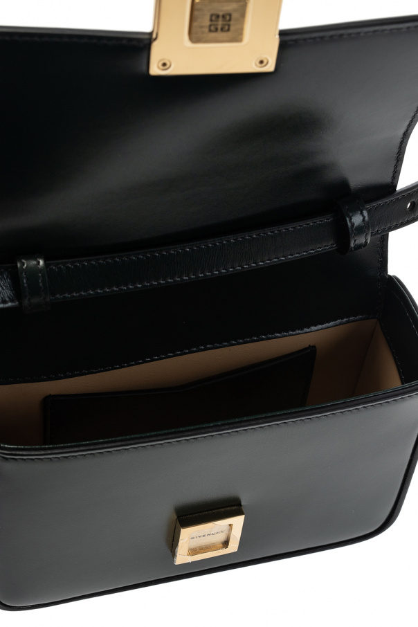 ショルダーバッグ・ポシェット GIVENCHY Black Leather Small 4G Shoulder Bag Givenchy Small 4G Leather Crossbody Bag | Black | FARFETCH